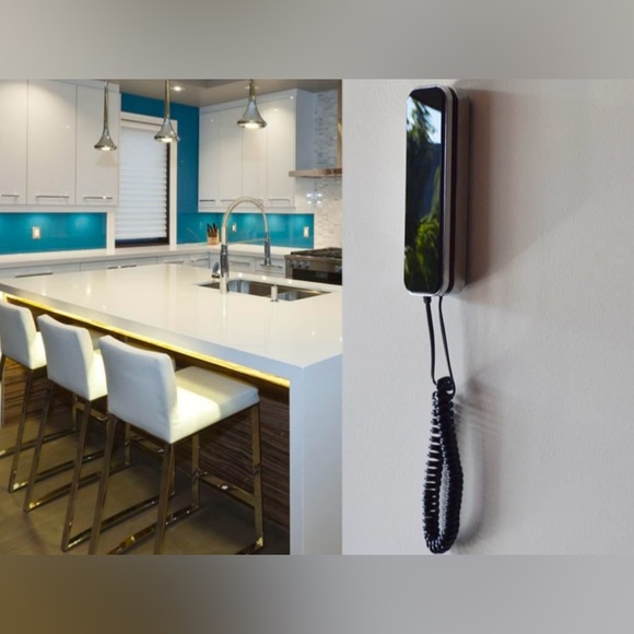 Black wall mounted handset - Picture 4 of 4